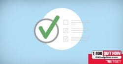 Checklist to quitting tobacco