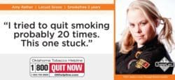 "I tried to quit smoking probably 20 times. This one stuck!" - Amy Rather