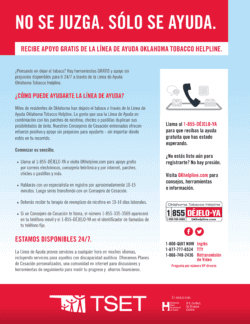 El cartel: No se juzga. Sólo se ayuda.