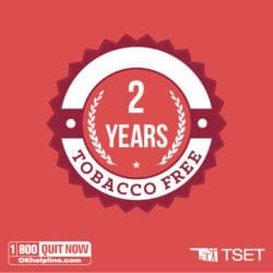 2 years tobacco free