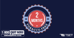 2 month tobacco free badge