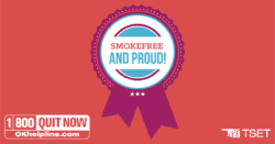 Smokefree and proud badge