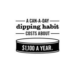 Dipping habit costs about $1,100 a year.
