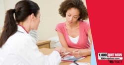 doctor talking to patient