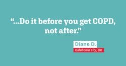 Do it before you get COPD, not after.