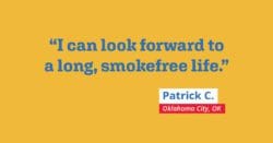I can look forward to a long, smokefree life.