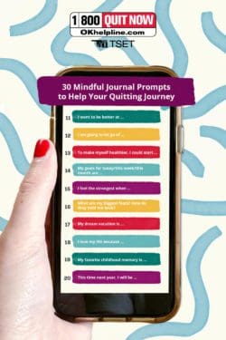 30 mindful journal prompts to help you quit tobacco